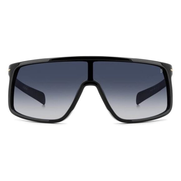 New DAVID BECKHAM Black Shield DB 99/Visor 2M208 Sunglasses Women - Picture 2 of 4